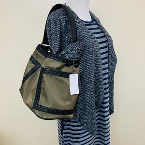 Steve Madden Whitney Nylon Hobo Bag Green